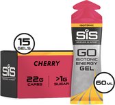 Science in Sport - SiS Go Isotonic Energygel - Gel Énergie - Isotone Sportgel - Saveur Cherry - 15 x 60 ml