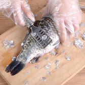 Waledano® Couteau de pêche – Grattoir à écailles de poisson – Ustensiles de cuisine – Écailles de poisson – Grattoir à poisson en acier inoxydable – 1 pièce
