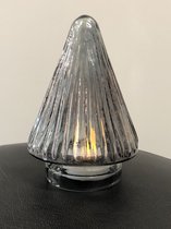 Sapin de Noël en verre Grijs