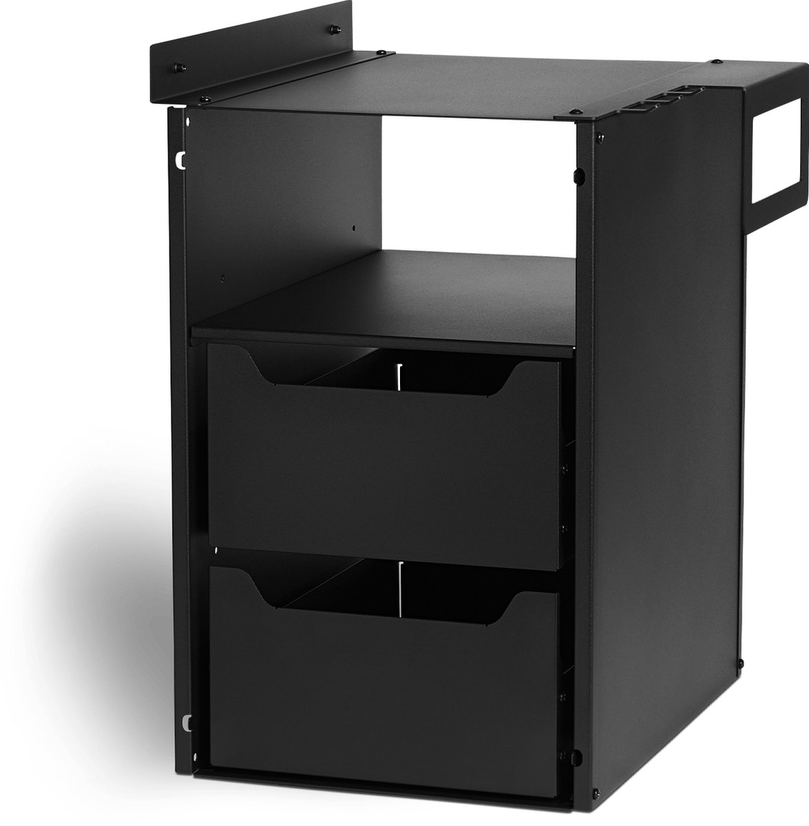 Burnhard Inbouwrek voor gasbarbecue Big FRED 30 x 39 x 50 cm opbergruimte voor barbecue accessoires gasbarbecue onderkast plank ladekast