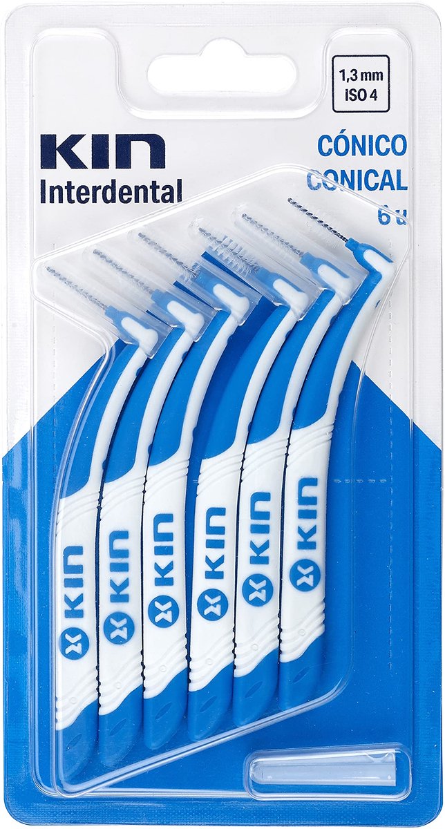 Interdentale Tandenborstel Kin Kegelvormig 6 Stuks 1,3 mm