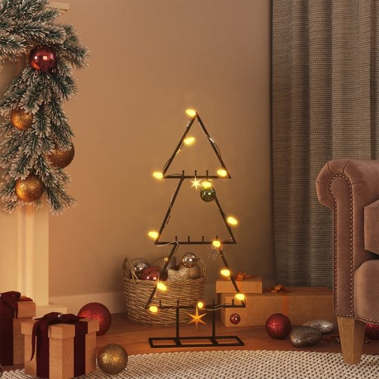 Metalen Kerstboom 60 cm - kerstdecoratie voor binnen - Op tafel en  woonkamer, in huis... | bol