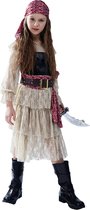 Piraat kostuum kinderen - Piraten pak - Carnavalskleding - Carnaval kostuum - Meisjes - 10 tot 12 jaar