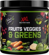 XXL Nutrition - Fruits Veggies & Greens - Green Juice, Superfood Greens, Supergreens - Lemon - 300 Gram