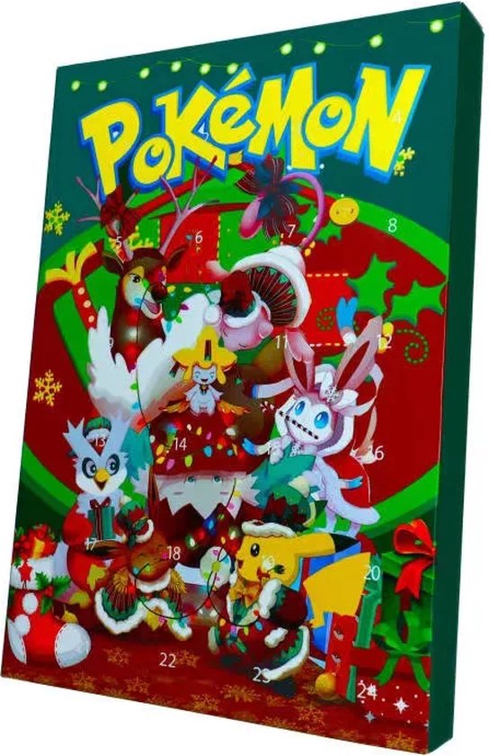 Pokemon Adventskalender - Groen - Pokemon - Pikachu - Figuren - Kerst