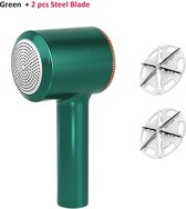Empire's Product Pluisverwijderaar - Voor Kleding - Oplaadbare Haarbal - Trimmer - Stof Scheerapparaat - Elektrische Pluisjes Verwijderaar - Groen