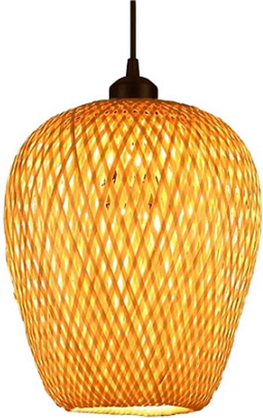 Hanglamp Rilleva - bamboe - excl. lichtbron - E27 fitting