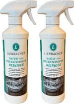 Lienbacher - Natuur-en speksteen reiniger - 2 stuks - kachelreiniger