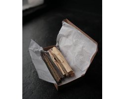 Super Food Ceremony - ARTISAN INCENSE BUNDLE - Rechtstreeks uit Ecuador, Peru - Palo Santo - Rose - Black Copal - White sage- voor cacao ceremonie - PROEFPAKKET