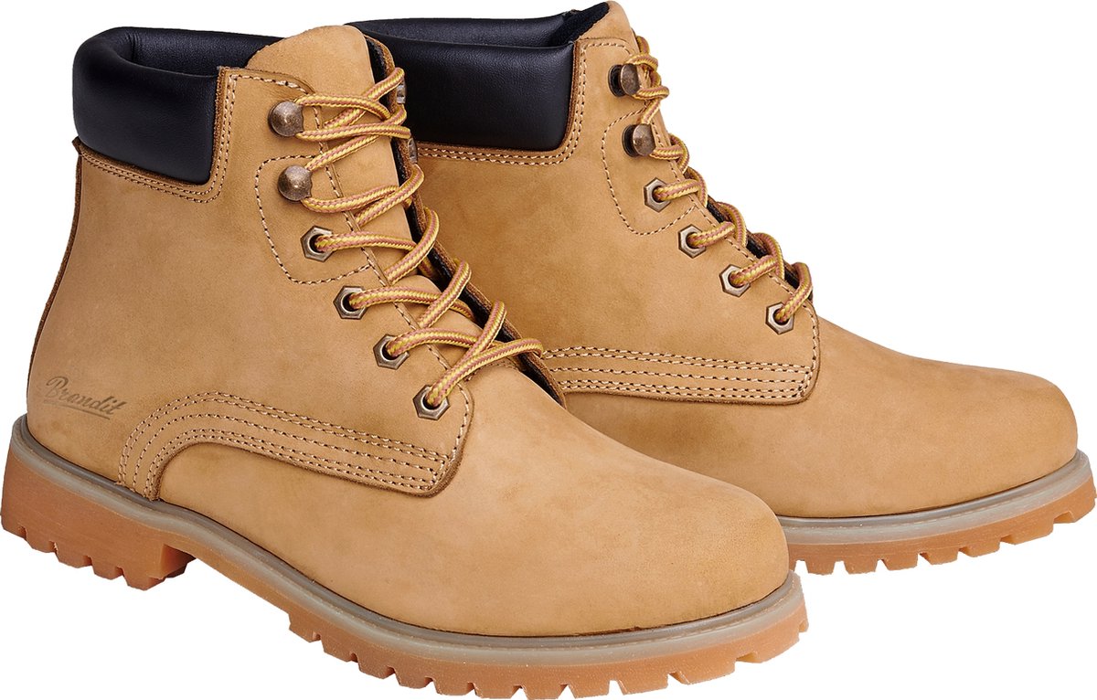 Brandit Kenyon Leather Veterlaars 47 Shoes Bruin