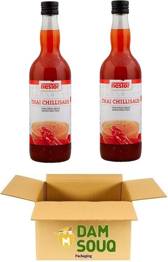 Damsouq® Multipak Nestor Thai Chilisaus (2x700ML) (Glas)