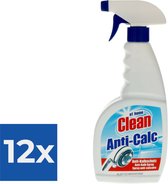 At Home Anti Kalk Spray 750 ml - Voordeelverpakking 12 stuks