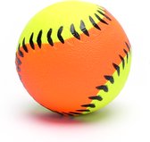 Nobleza Rubberen speelbal hond - Hondenspeelbal - Hondenbal - Massief rubberen bal hond - Apporteerspeelgoed - Oranje/Geel