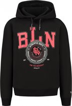 Ballin Amsterdam - Jongens Oversized fit Sweaters Hoodie LS - Black - Maat 8