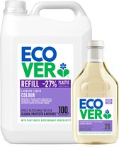 Ecover Ecologisch Wasmiddel Kleur - Vloeibaar Wasmiddel Gekleurde was - Appelbloesem & Freesia - 5L + 1.43L Gratis - Voordeelverpakking