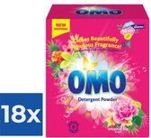 Omo Waspoeder Tropical Lily 100 Wasbeurten - Voordeelverpakking 18 stuks
