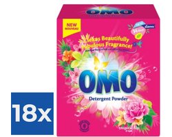 Omo Waspoeder Tropical Lily 100 Wasbeurten - Voordeelverpakking 18 stuks