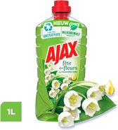 Ajax Allesreiniger Lentebloem 1.25 liter - Voordeelverpakking 24 stuks