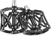 Fietspedaal 9/16 inch as CNC aluminium MTB-pedalen met 3 afgedichte lagers Fietspedalen met antislip breed platformpedaal voor e-bike, mountainbike, trekking, racefietspedalen.