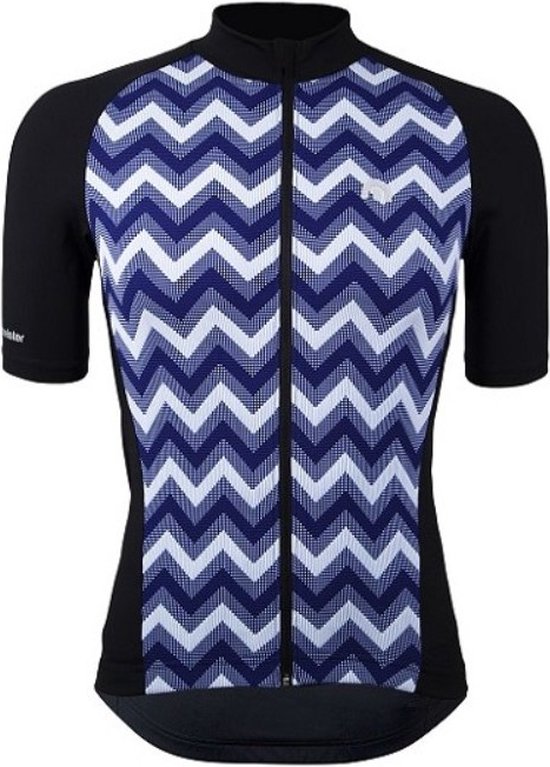 Megmeister Jersey Zig Zag Navy M bol