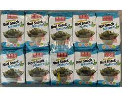 DAECHUN (Choi's1) geroosterd natuurlijk zeewier nori-snack, 4g x 20 stuks, nori-vel, product uit Korea (80gr)