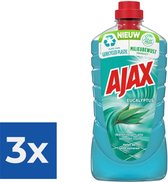 AJAX Allesreiniger Eucalyptus 1 liter - Voordeelverpakking 3 stuks
