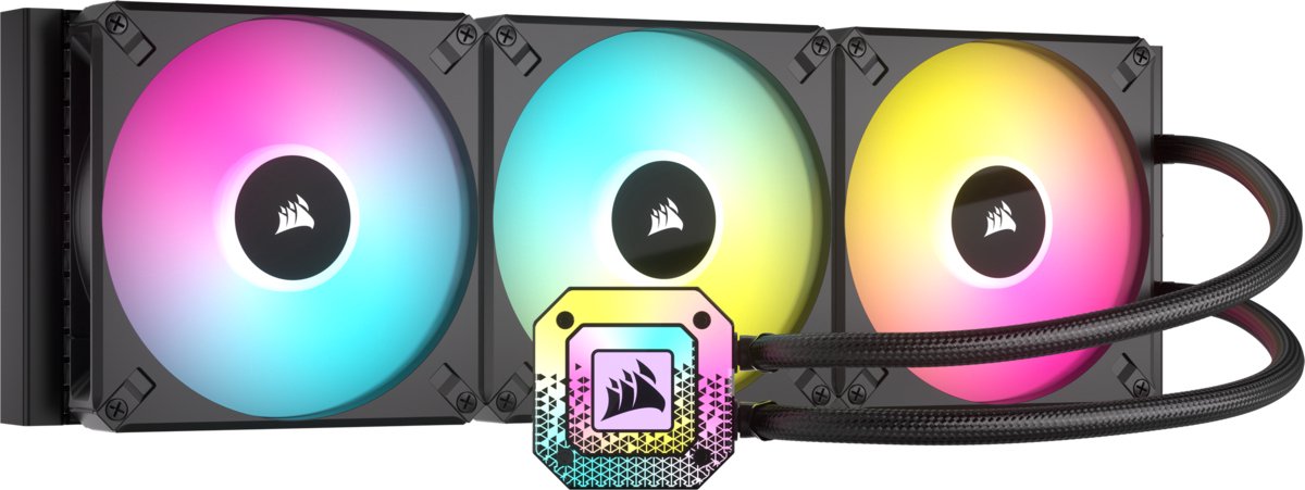 Corsair iCUE H170i Elite Capellix XT - Vloeistof-koelsysteem 420 mm radiator - zwart