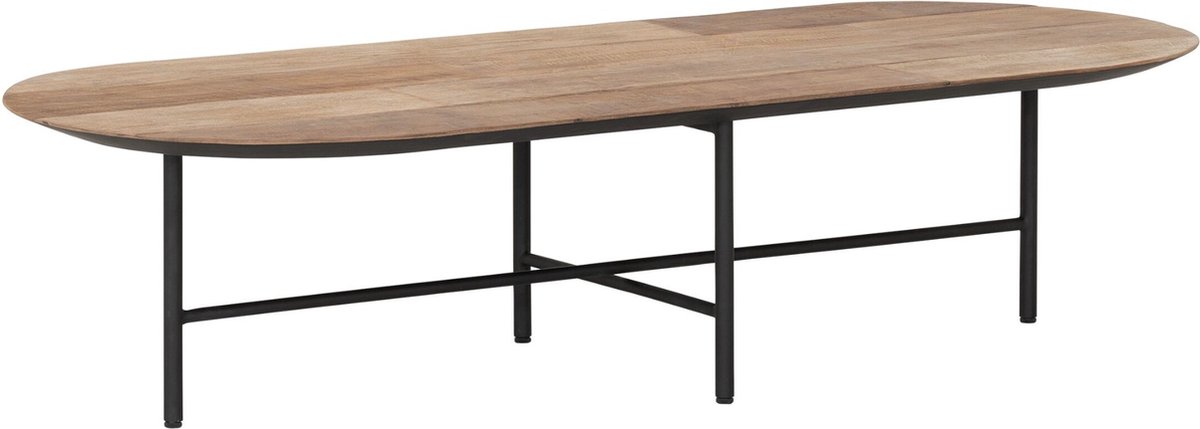 DTP Home Soho salontafel teakhout ovaal - 35x150x60 cm - Naturel