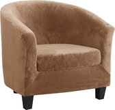 Housse de fauteuil, jeté de fauteuil, fauteuil élastique extensible, housse de chaise en velours avec accoudoirs pour chaise de café, fauteuil club, chaise longue, chaise cocktail.