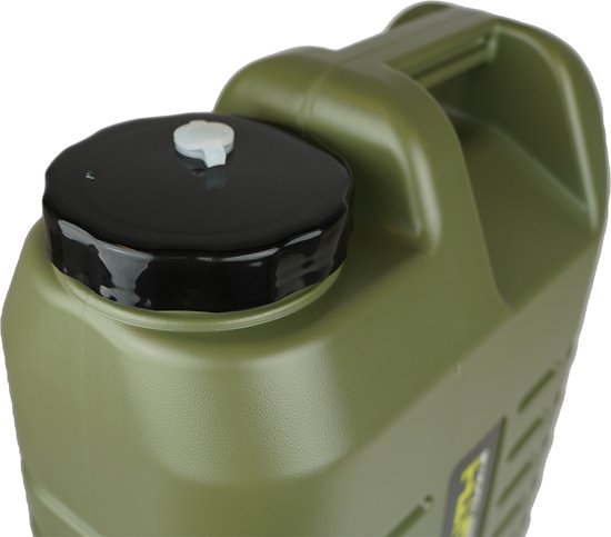 Faith - Jerrycan - 12 Ltr - Watertank - Watercontainer - Watervat - Waterdispenser - Watertap - Met Kraantje - Groen - Noodpakket — afbeelding 3