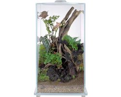 Wabi Kusa Bio Tower 270 White plantenterrarium met LED | 27 x 50,8CM
