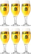 De Molen Bierglas 25cl - 6 Stuks - Bierglazen Set, 6-Pack - Ideaal voor Speciaalbier - Klassiek Design - Handwas Aanbevolen