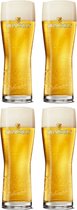 Swinckels Pilsglazen 25cl - Set van 4 Bierglazen - Perfecte Bierglas voor Pilsner Biergenot