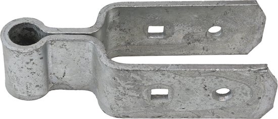 Verzinkte duimheng, 13 cm, met dubbele band voor engelse hekwerken, 51 mm dik.