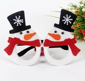 Kerstbrillen - Sneeuwpop - Foto Decoratie - Photobooth - Foto Props - Kerst Accessoires - Fotobox accessoires - Kerstman - Christmas Decoration - Kerst - Kerstmis - Kerstborrel - Kerstdiner
