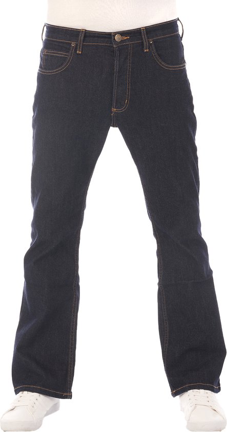 Lee Heren Jeans Broeken Denver bootcut Fit Blauw 36W / 32L Volwassenen Denim Jeansbroek