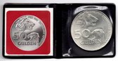 Nederland 50 gulden munt 1982 - 200 jaar Nederland-Amerika - zilver