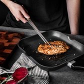 Grillpincet van roestvrij staal - 40 cm lang - grill vleessnijpers - ook te gebruiken als braadpincet, serveerpincet, keukenpincet