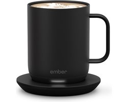 Ember Mug² Coffee Mug - Smart Mug met Mobiele App - Cup Warmer - Thermo Mok met Instelbare Temperatuur - Krasbestendige Theemok & Koffiemok - Cadeau voor Koffieliefhebbers - 295 ML - Zwart Ember Mug² Coffee Mug - Smart Mug met Mobiele App - Cup Warmer - Thermo Mok met Instelbare Temperatuur - Krasbestendige Theemok & Koffiemok - Cadeau voor Koffieliefhebbers - 295 ML - Zwart