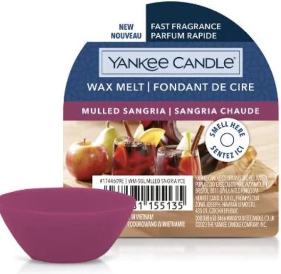 Yankee Candle - Mulled Sangria Wax melt - tart