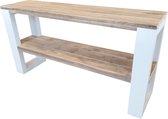 Wood4you - Side table New Orleans industrial wood - 200 cm