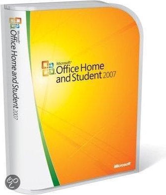 Microsoft Office Home And Student 2007 3 User NL Attach DVD