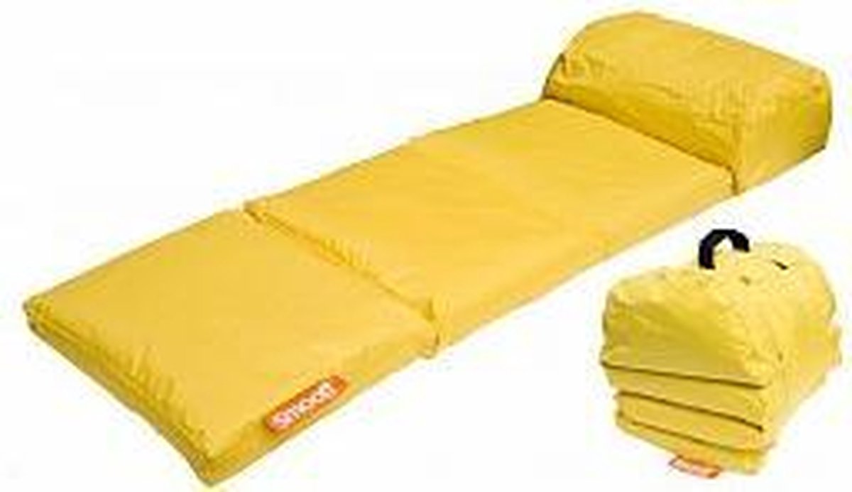 Smooff cushy- loungematras geel | bol.com