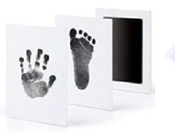 BalleenShiny baby handafdruk inkt - baby voetafdruk - afdruk inkt - hond pootafdruk - huisdier inkt afdruk - herinnering huisdier - herinnering geboorte - pootafdruk huisdier - pootafdruk kind - pootafdruk baby - incl. Nederlandse handleiding
