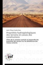 Propri�t�s Hydrog�ologiques Des Terrains Et Casses Des Canalisations