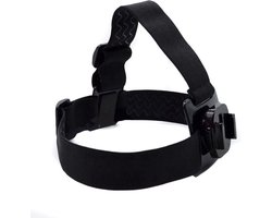 Shop4 - Actioncam Hoofdband - met Roterende Cam-aansluiting Zwart - incl. opbergzakje