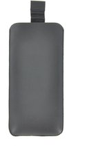 Pochette noire avec insert Pearlycase en cuir véritable pour Samsung Galaxy S10e