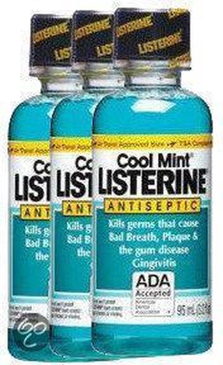 Listerine Coolmint - Mondwater - 3 x 95 ml - Voordeelverpakking