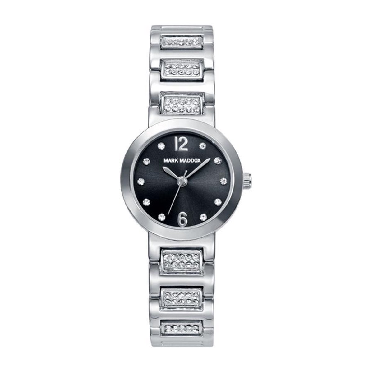 Mark Maddox Trendy Silver Dames horloge MF0009-55