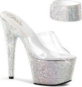 Pleaser Sandale avec bride à la cheville -42 Chaussures- BEJEWELED-712RS US 12 Noir